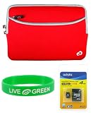 MSI Wind U100 10-Inch Netbook Neorpene Sleeve Case and 4 GB Micro SDHC Memord Card