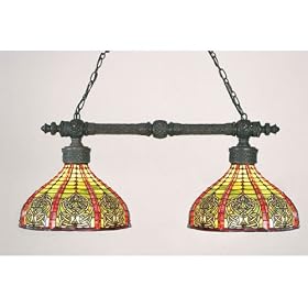 35 Inch L Dublin 2 Light Island Pendant Ceiling Fixture by Meyda