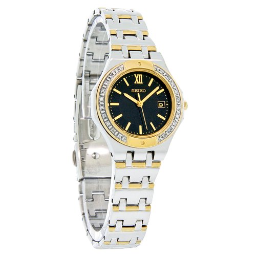 Seiko Women's SXDB30 Sporty Diamond Dress Two-Tone Watch