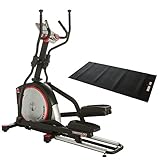 IRONMAN X-Class 610 Smart Technology Elliptical Trainer with Bluetooth, 23" Stride, BONUS 122K Heart Rate Chest Belt and Added BONUS Equipment Mat