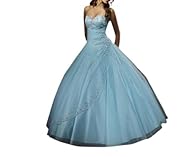 Belted Tulle Sweetheart Quinceanera Dress 
