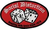 Social Distortion Gambling with souls Embroidered iron On patch