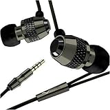 V-Moda Vibe Gunmetal Black Earbuds, Car Charger, Travel Charger, USB Sync Cable, and Protective Clear Crystal Case for Video 30GB - Complete Accessory Kit! - Includes TWO Bonus Cell Phone Straps, Put On Your Own Charms! - Image Accessories