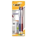 Bic atlantis #2 0.7mm medium mechanical pencil - 2 ct (070330422292)