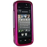 Amzer Polished Snap On Crystal Hard Case for Nokia XpressMusic 5800 (Hot Pi ....