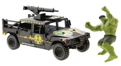 Childrens Toyshop  Toys : Humvee With Hulk Figure