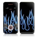 Blue Neon Flames Design Protective Skin Decal Sticker for Sony Ericsson Walkman Phone W580i Cell Phone