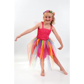 Fairy Glam - DR/2212/20/02 - Déguisement - Robe Fée Carnaval - 6 Ans