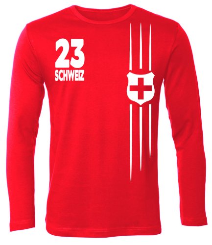 FUSSBALL WM 2014 – SCHWEIZ FANSHIRT 3217(HL-R) Gr. XL