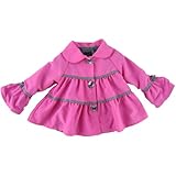 Mack & Co. Tiered Spring Coat with Gingham Bows Mack & Co. Tiered Spring Coat with Gingham Bows