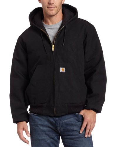 Special Product !!! for Carhartt Jackets Hooded Cotton Duck Work Jacket J140BLK 