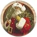 Kitchen & Housewares : Set of Four Spirit of Santa Coasters - Style TSTB1