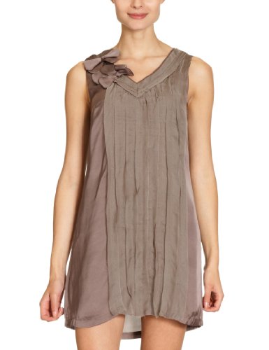 VERO MODA Damen Kleid (knielang) 10068803, Gr. 38, Beige (HEMP SAND) Preisvergleich