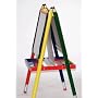 Pencil Shaped Kids Easel, Chalkboard and White Board, a Paper Roll Included