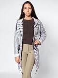 American Apparel Unisex Stripe Rain Parka