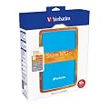 Verbatim 53026 Store 'n' Go Disque dur externe portable 2,5" USB 3.0 500 Go Caribbean Bleu