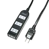 YAZAWA(ヤザワコーポレーション) ノイズフィルター付AV機器タップ4個口1m Y02KNS401BK