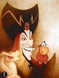 Aladdin Evil and Sarcastic Jafar and Iago Disney Fine Art Giclee by Mike Kupka