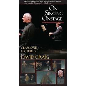 On Singing Onstage Video Library [VHS]