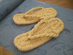 しじらおりわらじ色（ＳＪー２７）　裏ゴムつき　Ｍ、Ｓサイズ