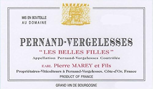2011 Domaine Pierre Marey et Fils: Pernand-Vergelesses Les Belles Filles 750 mL