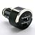 Gekiten iPad iPad2 Dual USB Car Charger 3.1A 【アップル アイパッド 用 カー シガレット パワードライブ USB チャージャー】ブラック 黒 GE-IP023-BK