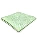 SHLAX&WING Unique Solid Color Mens Pocket Square Paisley Light Green Honeydew Handkerchief