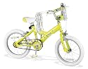 XCool 16" Bee Girls Bike Colour