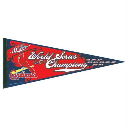 St Louis Cardinals - Logo Collage 12X 30 Pennant MLB Pro Baseball