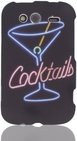 Design Cocktails Martini Bar Pub Drinks Neon Sign Art cool hard case cover for HTC Wildfire S 2 G13 A510e