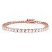 Round Cut 3mm Cubic Zirconia Tennis Bracelet 6 - 8