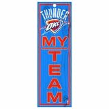 NBA Oklahoma City Thunder 4-by-13 Wood My Team Sign