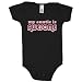 My Auntie Is Awesome Baby One-Piece, Black, 6-12 Months