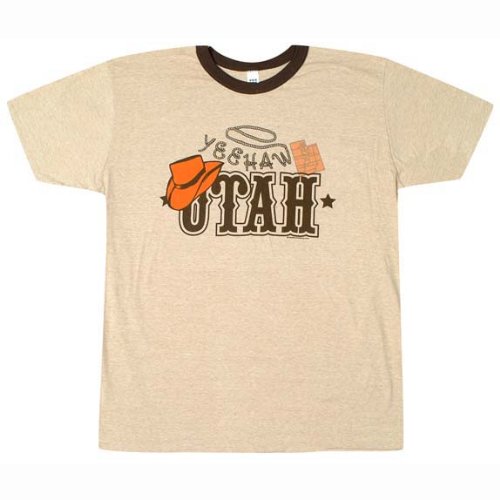 Retro State Utah Ringer T-Shirt