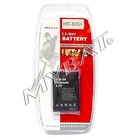 AUTHENTIC MYBAT BRAND - LI-ION BATTERY for HTC Excalibur / Dash / S620 - MYBAT RETAIL PACKAGING