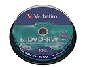 Verbatim 43552 DVD-RW 4x 10pk spindle