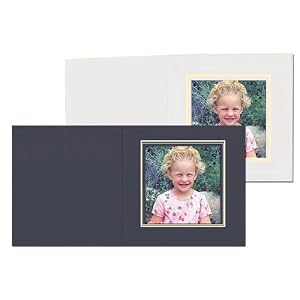 Cardboard-Photo-Folders-w-Foil-Border-Polaroid-600-25-Pack-
