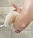 Exfoliating Sisal Back Scrubber & Pad (4 Pack) - Shower Sponge for Men/Women, Effective Against Acne