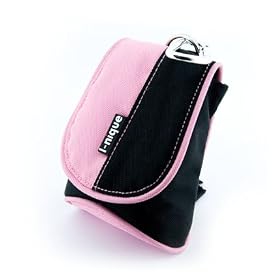 Dude-Bag - digital camera case cover in size: M / colour: Pink Compatible with (Casio Exilim EX-V7 / EX-V8 / V7 / V8 / Z10 / Z1080 / Z110 / Z120 / H10)