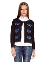 Titis Clothing Chaqueta Tweed Bolero (Negro)