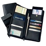 Royce Leather Expanded Document Case Black