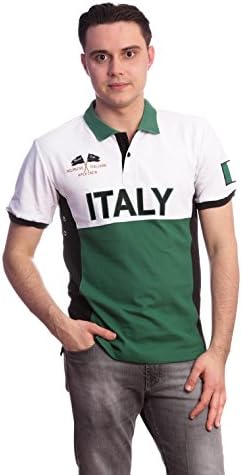 Men Slim Fit Polo Country T-shirt- Italy