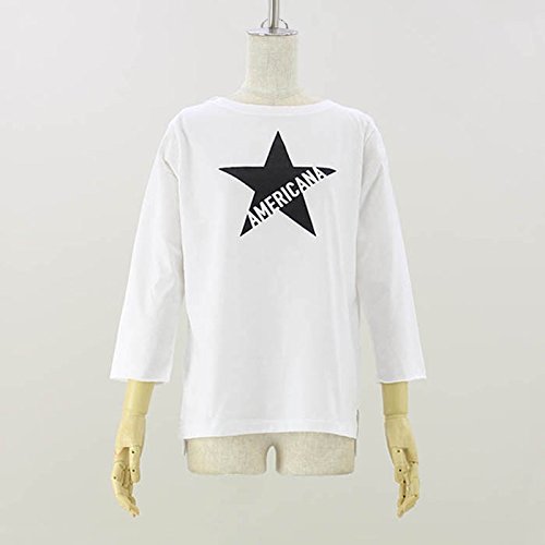 (アメリカーナ×ジーンズファクトリー) Americana×JEANS FACTORY 別注 スター柄プリントTシャツ [ASO-199JF3]