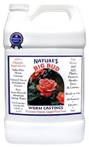 Organic Plant Food - Nature's Big Bud Worm Castings Premium 100% Liquid Tea Fertilizer 1 Gallon