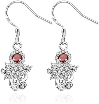 Dezero 925 silver plated Creative sunflowers earrings