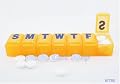 Ezy Dose 7 Day Amber Classic Small Pill Reminder