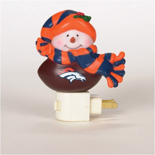 Denver Broncos NFL Snowman Night Light (5)