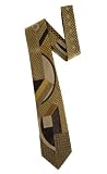 Folly Woven Tie in olive, black