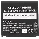 Brand-New Samsung U700 650mAh Standard Capacity Lithium Ion Battery One Year Warranty Powerful