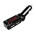 FX-Victoria Bluetooth FM Transmitter Audio Receiver Adapter Bluetooth Car Kit with 3.5mm Audio Output Cable, Dual USB Charging, suitable for Apple, HTC, LG, Samsung or other tablets/Smartphone - Black